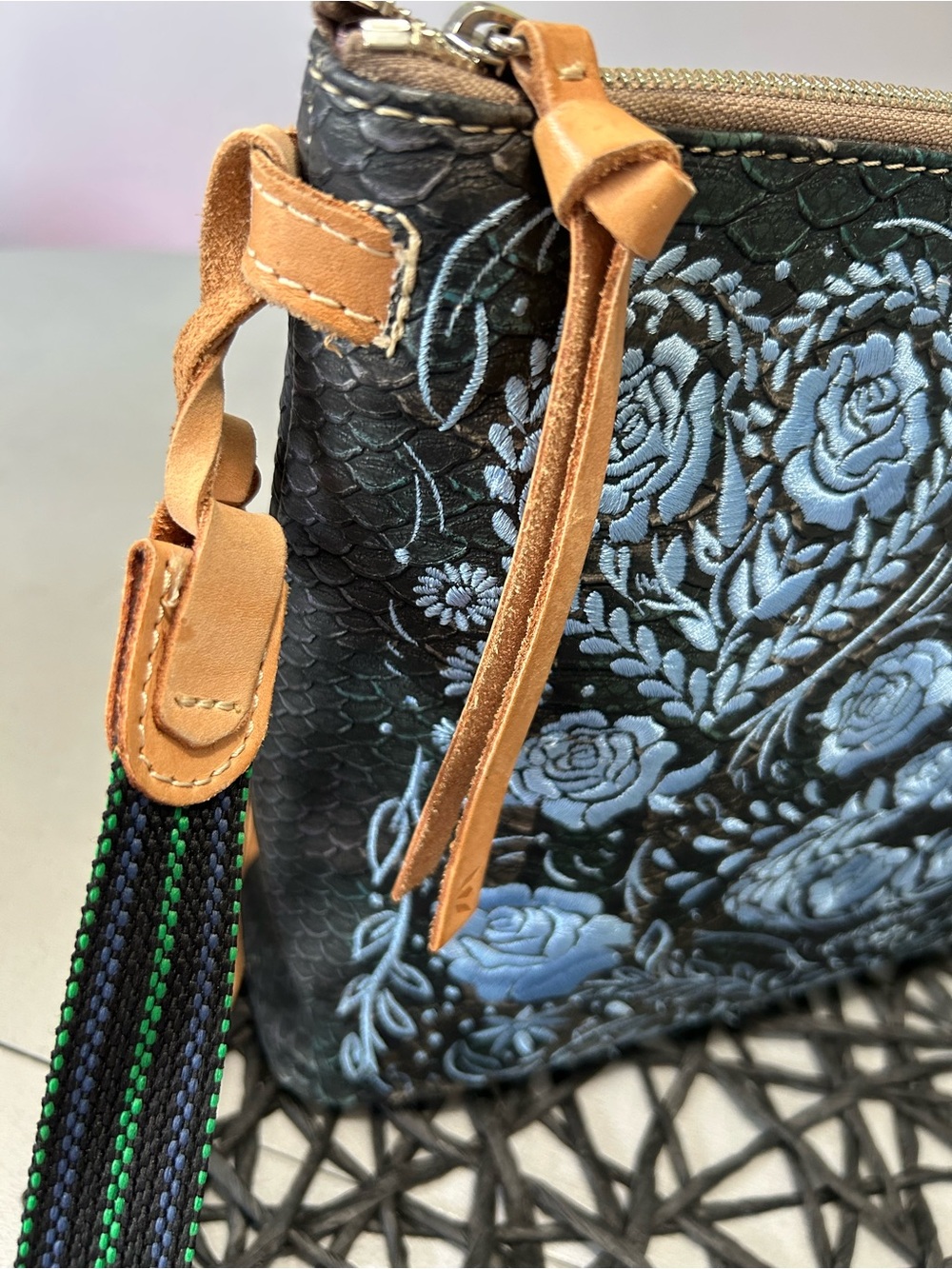 Consuela Besos Floral Embroidered Crossbody - Picture 3 of 8